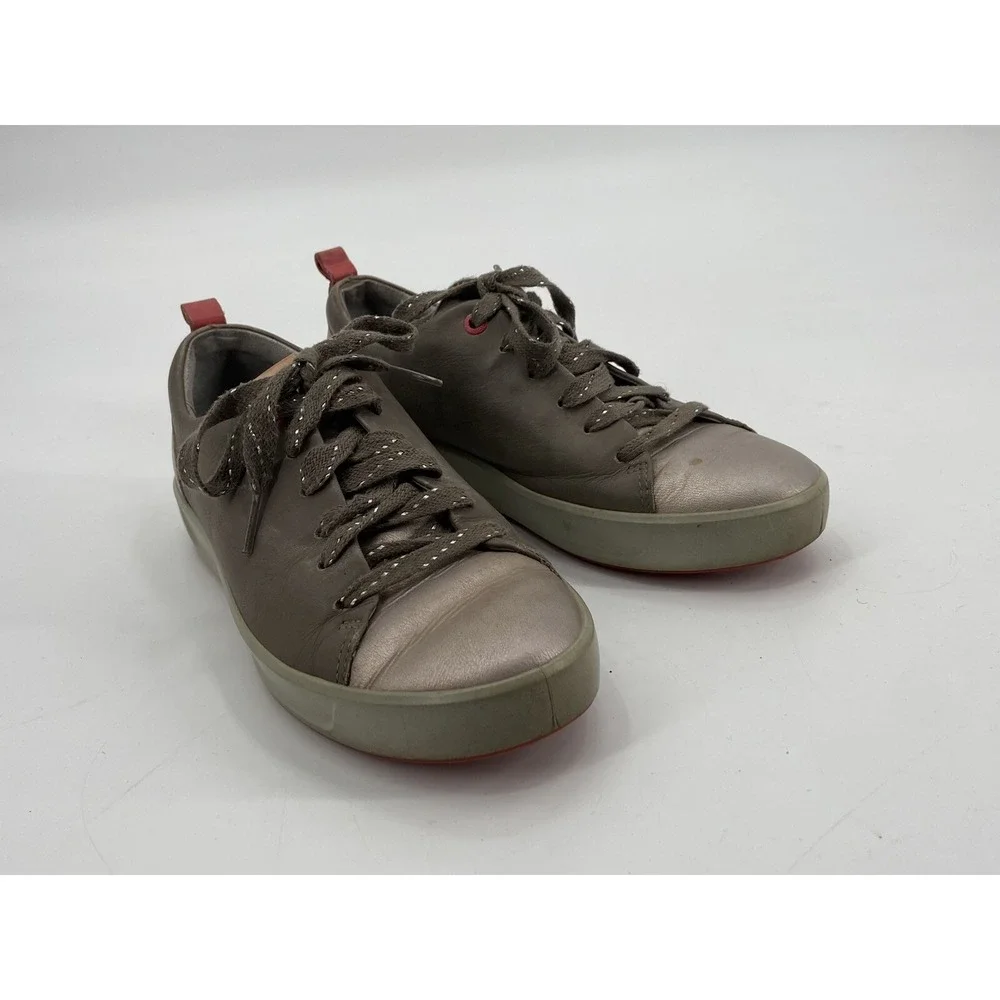 Ecco‎ Hydromax E-DTS Women's Golf Shoes Brown Leather Sz US 6 Eu 37